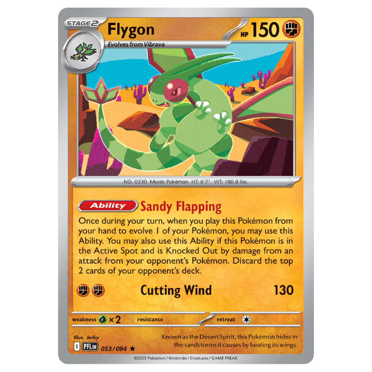 Flygon - Phantasmal Flames - 053/094 - Holo Rare