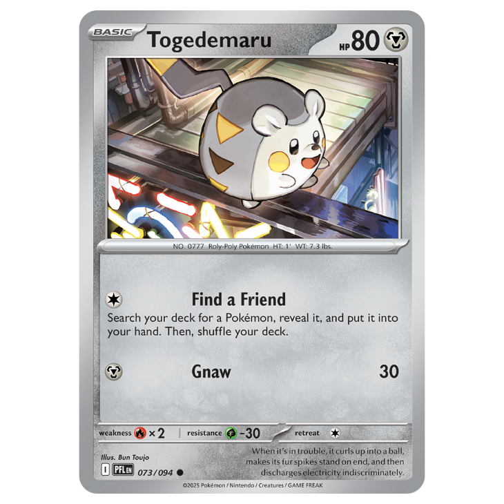 Togedemaru - Phantasmal Flames - 073/094 - Common