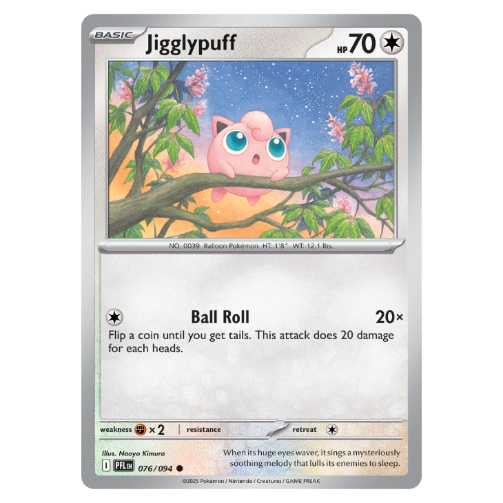 Jigglypuff - Phantasmal Flames - 076/094 - Common