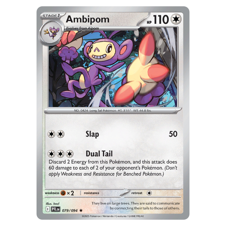 Ambipom - Phantasmal Flames - 079/094 - Holo Rare