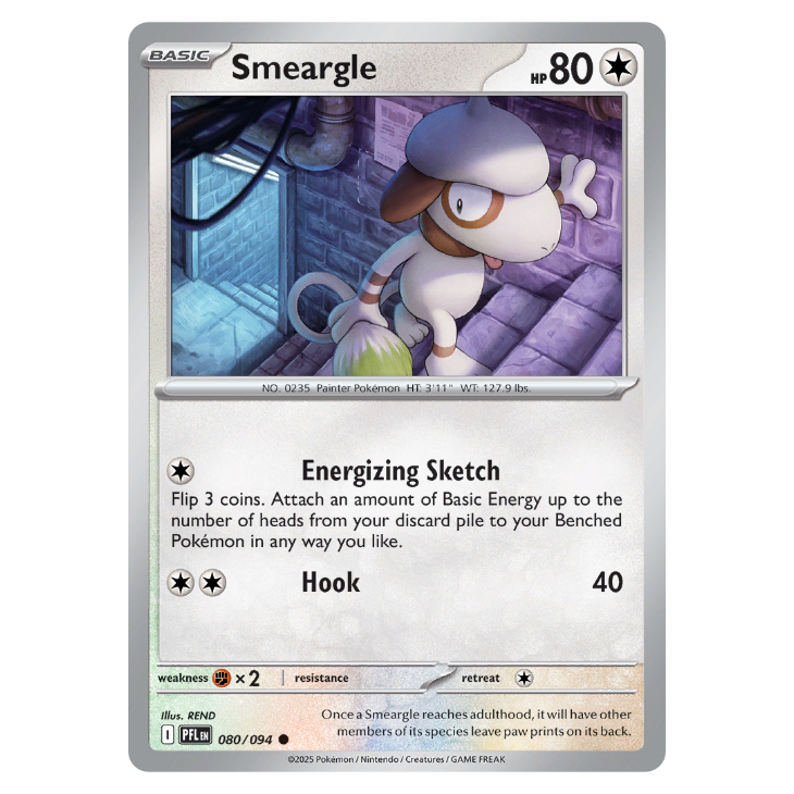 Smeargle - Phantasmal Flames - 080/094 - Common