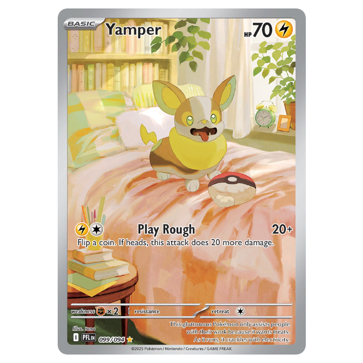 Yamper - Phantasmal Flames - 099/094 - Illustration Rare