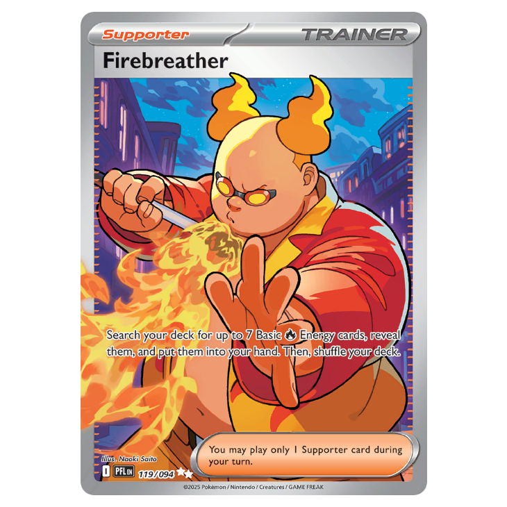 Firebreather - Phantasmal Flames - 119/094 - Ultra Rare Full Art