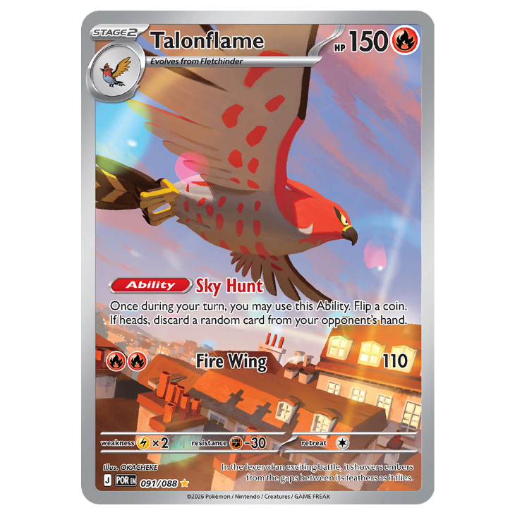 Talonflame - Perfect Order - 091/088 - Illustration Rare