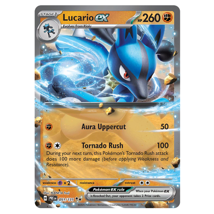 Lucario ex - Prismatic Evolutions - 051/131 - Double Rare