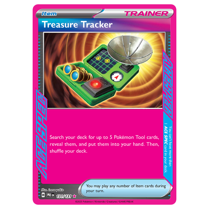 Treasure Tracker - Prismatic Evolutions - 131/131 - Ace Spec Rare