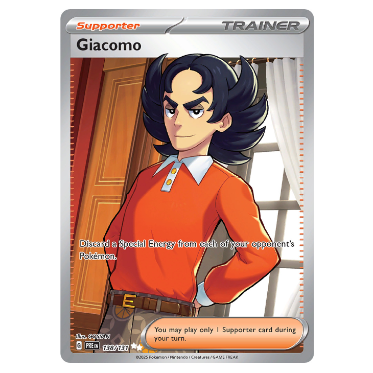 Giacomo - Prismatic Evolutions - 138/131 - Full Art Ultra Rare