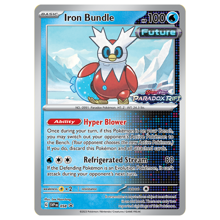 Paradox Rift *SEALED* Holo Promo and mini-deck featuring Chi-Yu, Iron Bundle, Xatu OR Aegislash
