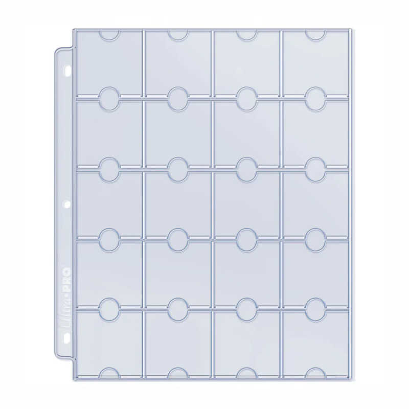 Ultra Pro - Platinum Series 20-Pocket Pages for Coins and Tokens