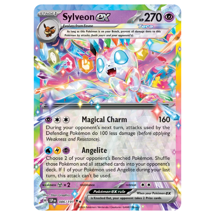 Sylveon ex - Surging Sparks - 086/191 - Double Rare
