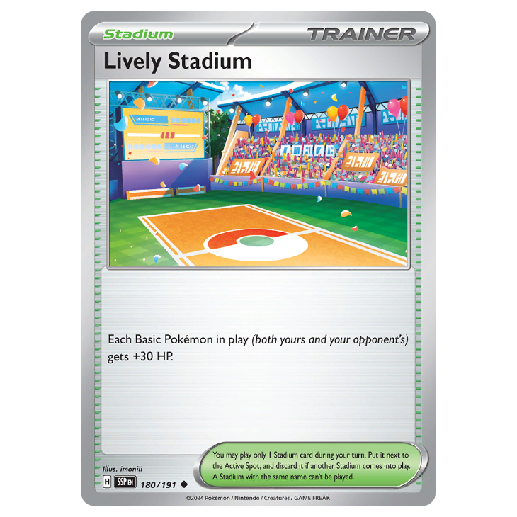 Lively Stadium - Surging Sparks - 180/191 - Uncommon