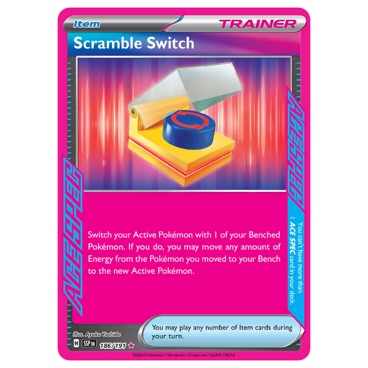 Scramble Switch - Surging Sparks - 186/191 - Ace Spec Rare