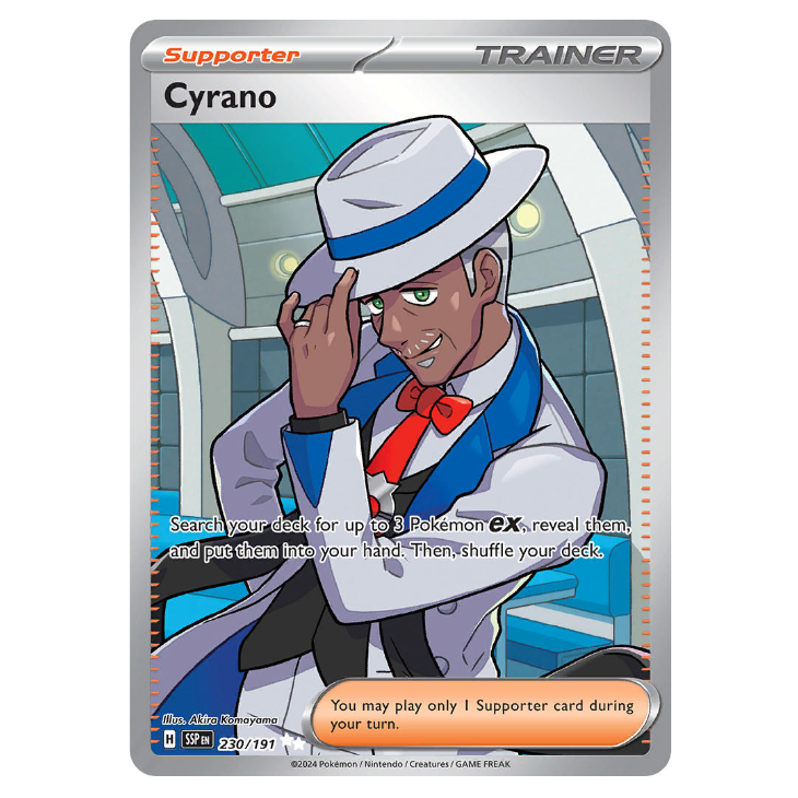Cyrano - Surging Sparks - 230/191 - Full Art Ultra Rare