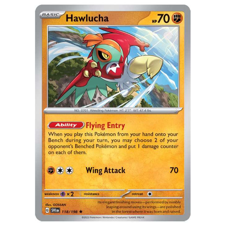 Hawlucha - Scarlet & Violet - 118/198