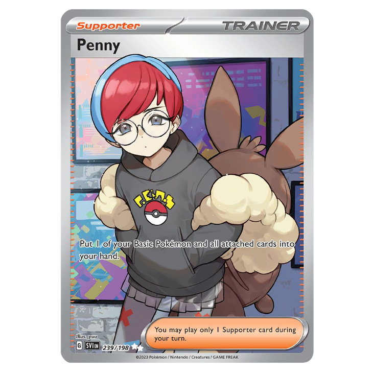 Penny - Scarlet & Violet - 239/198 - Full Art Ultra Rare