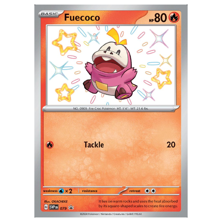 SVP079 Fuecoco - Holo Promo