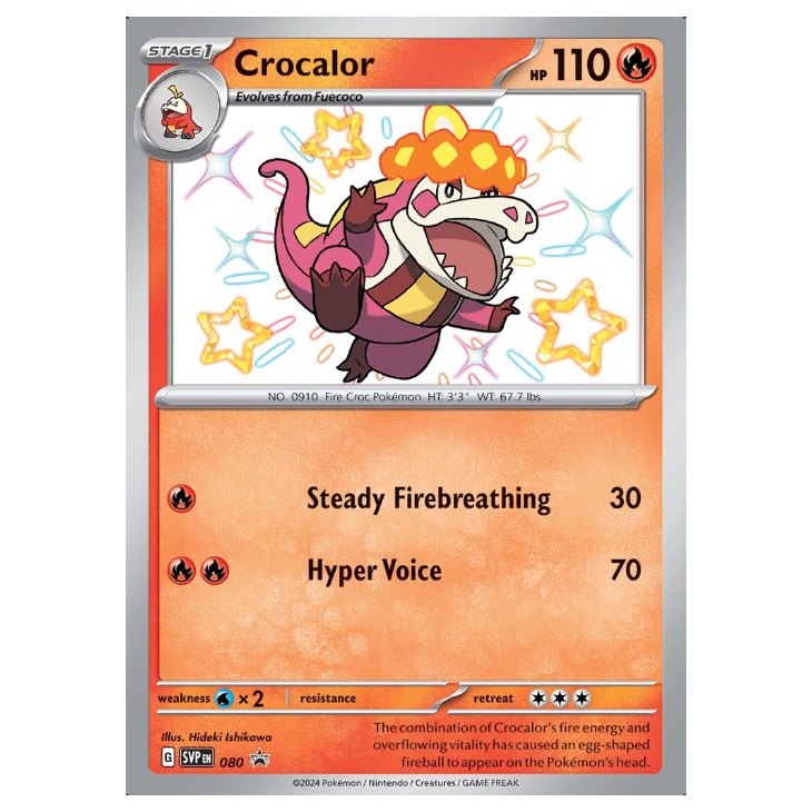 SVP080 Crocalor - Holo Promo