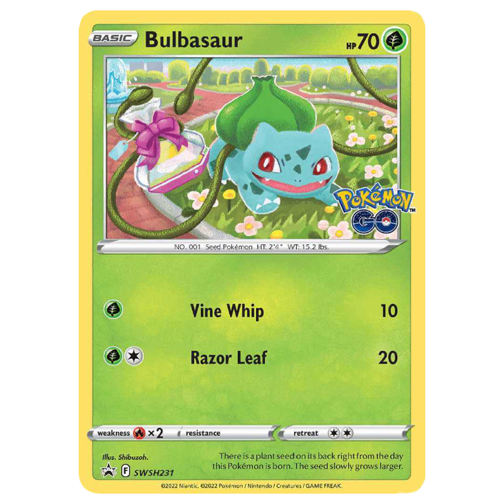 SWSH231 Bulbasaur - Holo Promo The Game Tree NZ SWSH231 Bulbasaur - Holo Promo The Game Tree NZ