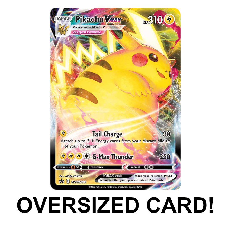 Pikachu VMAX SWSH286 - Promo Oversized Card The Game Tree NZ Pikachu VMAX SWSH286 - Promo Oversized Card The Game Tree NZ