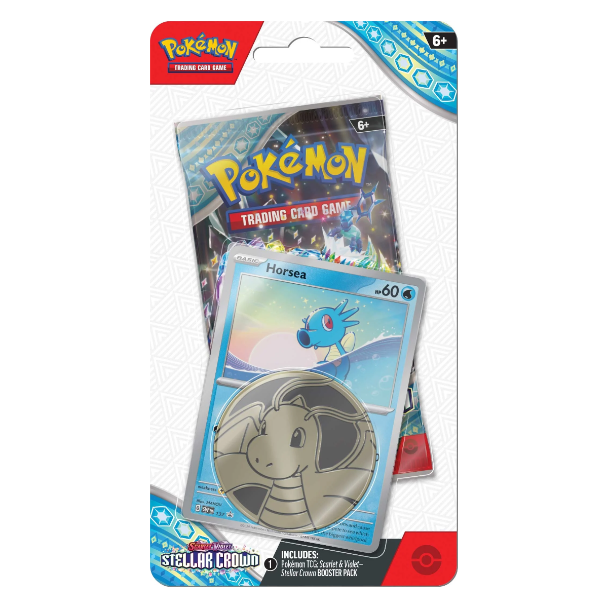Stellar Crown Single Booster Blister with either Horsea or Porygon2 Promo