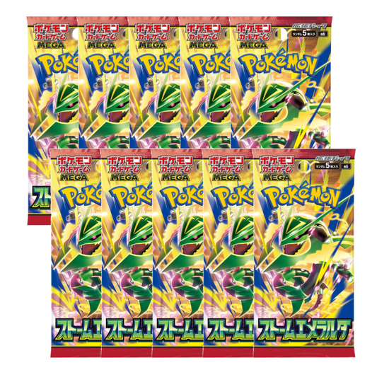 10x Storm Emeralda Booster Packs (m6) - Value Deal *Japanese*