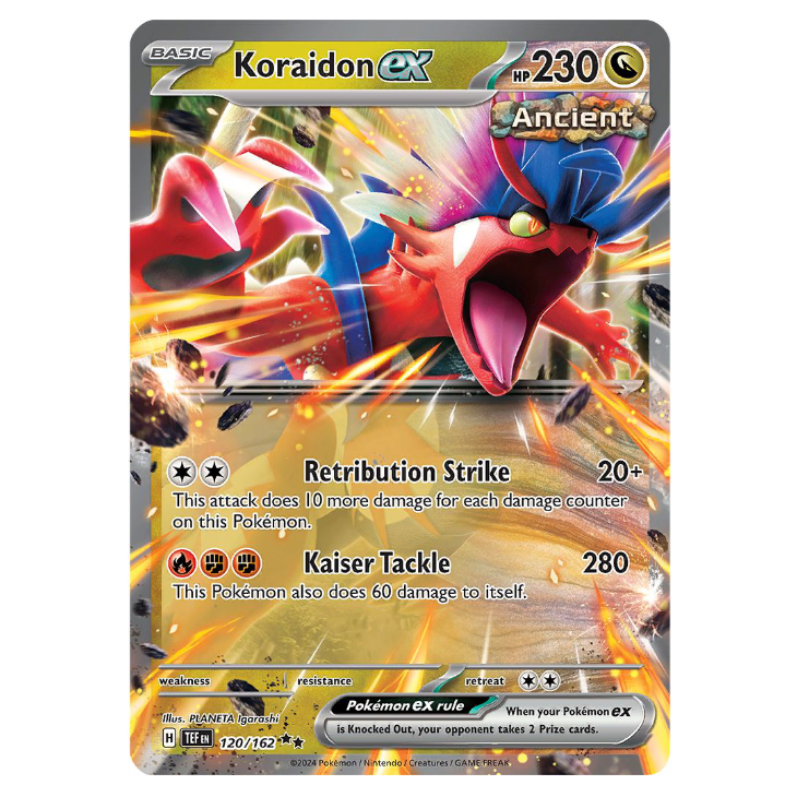 Koraidon ex - Temporal Forces - 120/162 - Double Rare