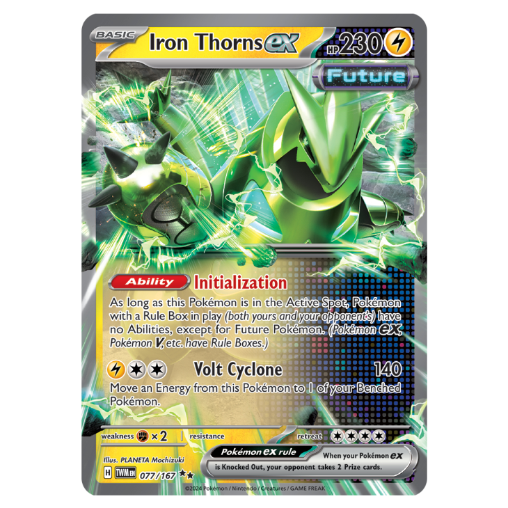 Iron Thorns ex - Twilight Masquerade - 077/167 - Double Rare