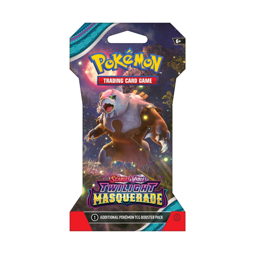 Twilight Masquerade SLEEVED Booster Pack (Teal Mask Ogerpon art only)