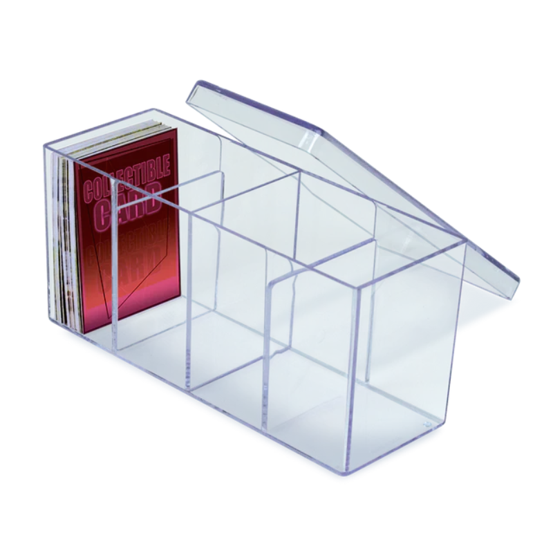 Ultra Pro - 4-Compartment Clear Card Box