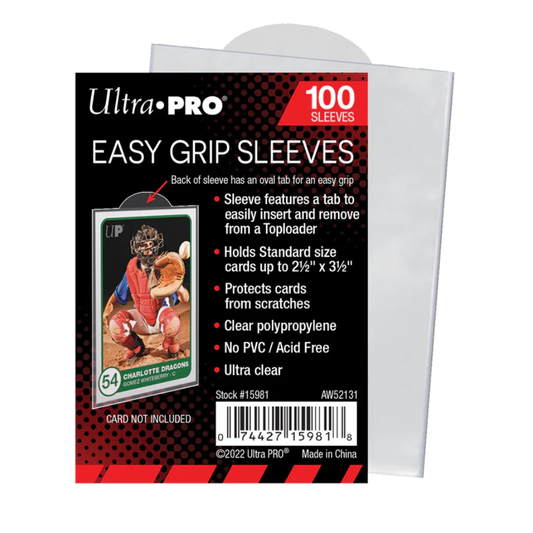 Ultra Pro - Standard Size Easy Grip Sleeves 100ct