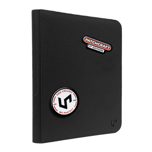 Ultra Pro - PATCHCRAFT Zippered 9-Pocket PRO Binder Black