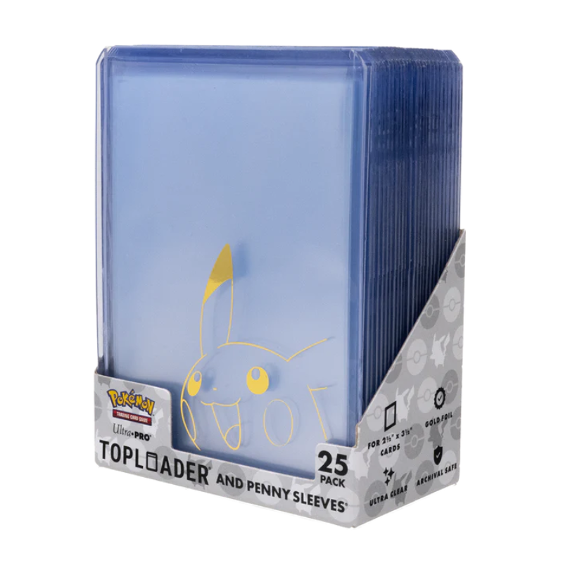 Ultra Pro - Pikachu Toploader and Penny Sleeves Combo Pack (25ct)
