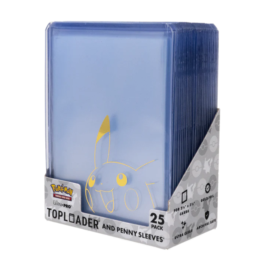 Ultra Pro - Pikachu Toploader and Penny Sleeves Combo Pack (25ct)