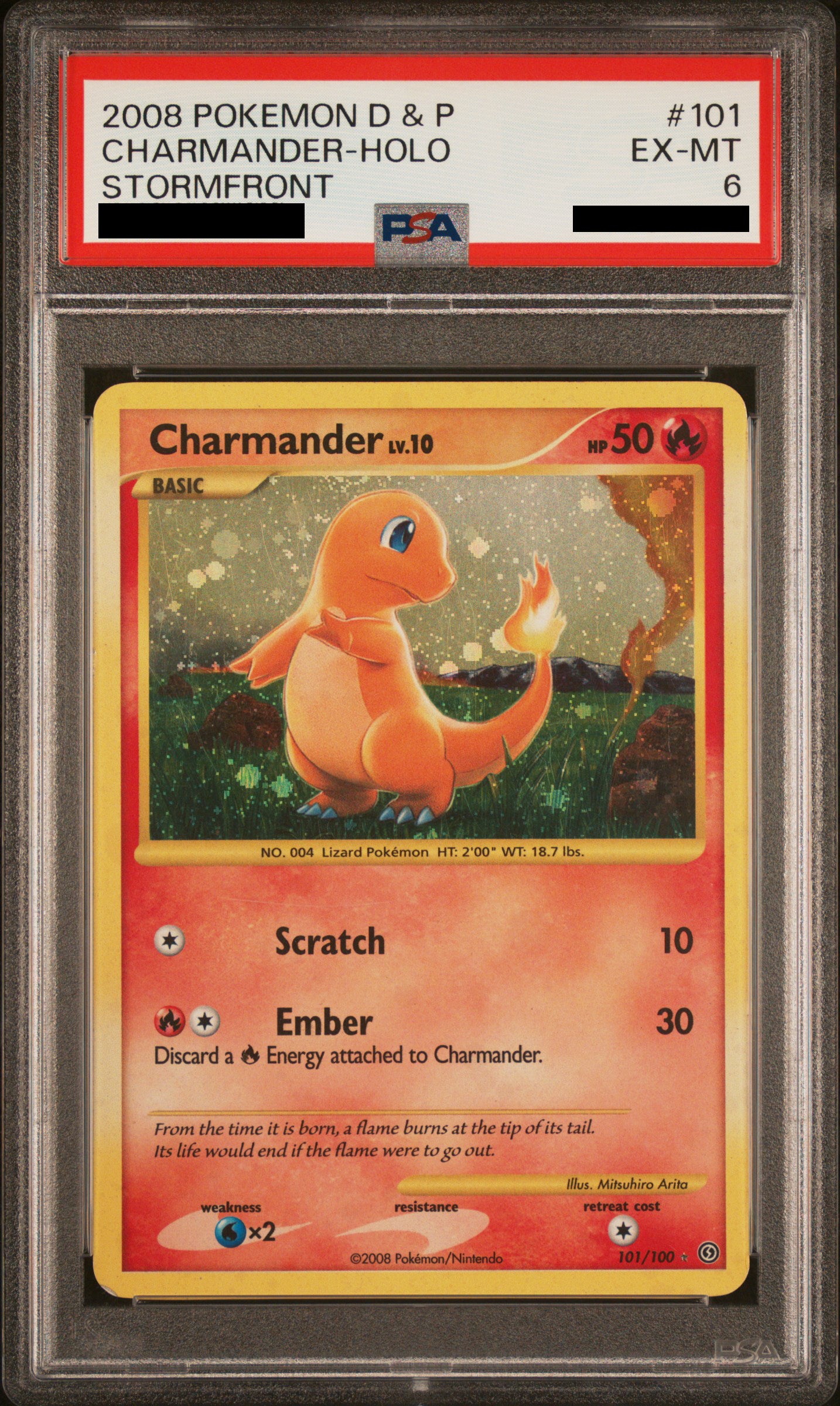 Pokemon card charmander secret sold rare