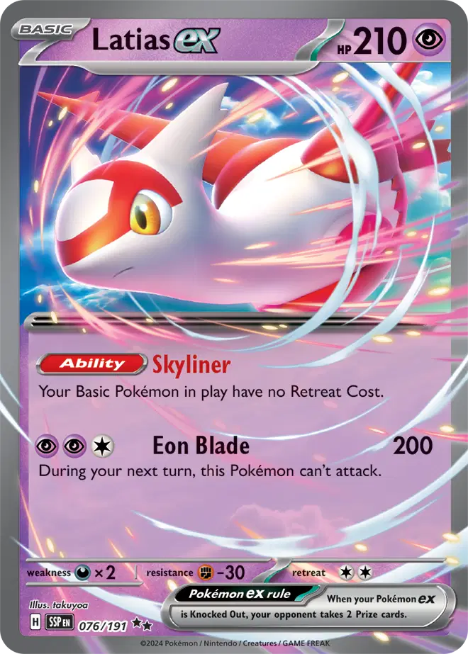 Latias ex - Surging Sparks - 076/191 - Ultra Rare