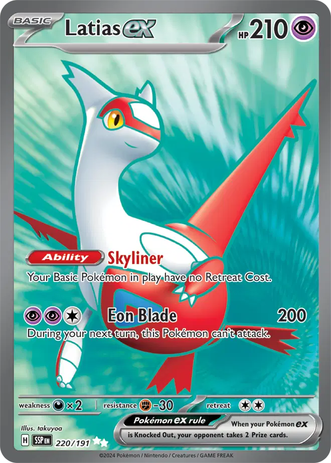 Latias ex - Surging Sparks - 220/191 - Full Art
