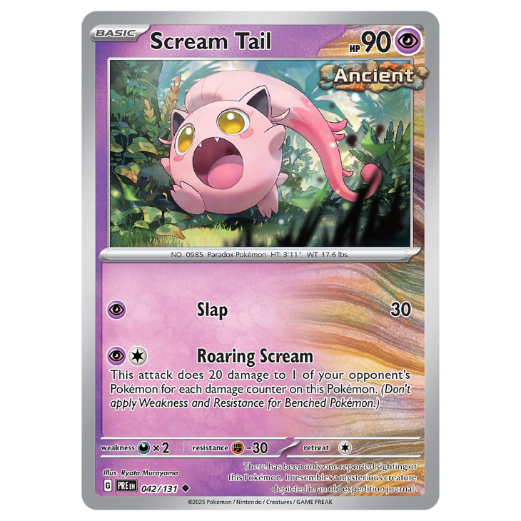 Scream Tail - Prismatic Evolutions - 042/131 - Uncommon