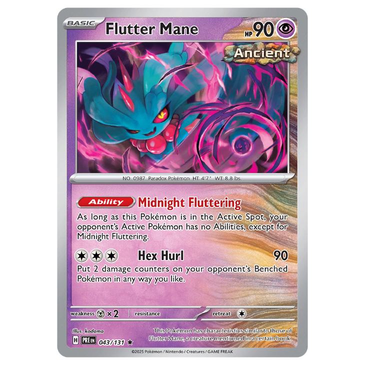 Flutter Mane - Prismatic Evolutions - 043/131 - Holo Rare
