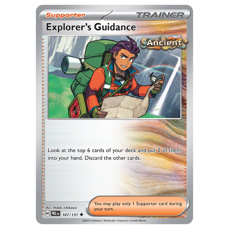 Explorer's Guidance - Prismatic Evolutions - 107/131 - Uncommon