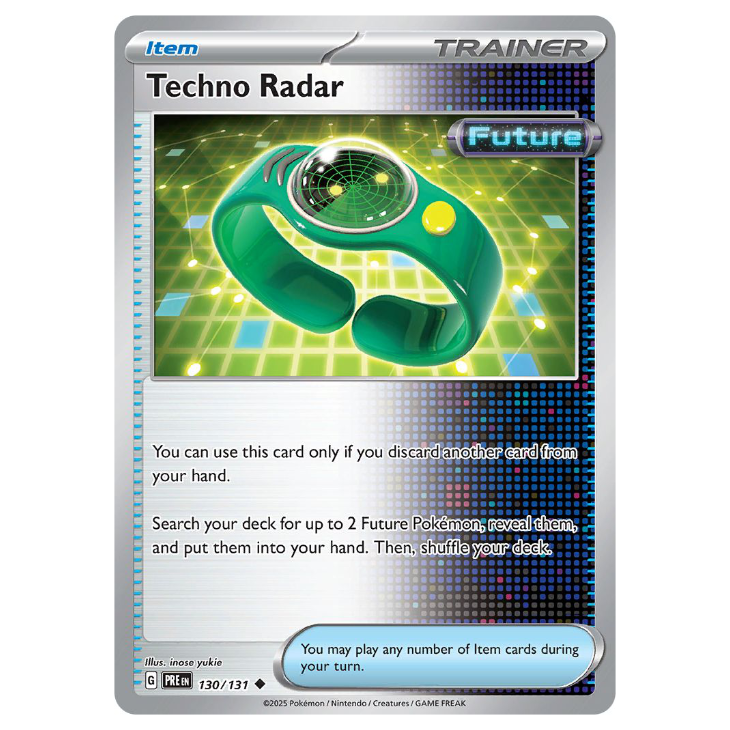 Techno Radar - Prismatic Evolutions - 130/131 - Uncommon