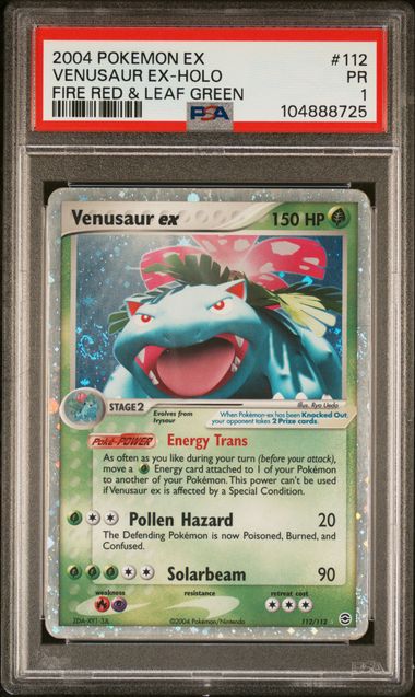 **Sequential Slabs!** PSA 2, 1 & 1 Charizard ex, Blastoise ex & Venusaur ex from EX Fire Red Leaf Green