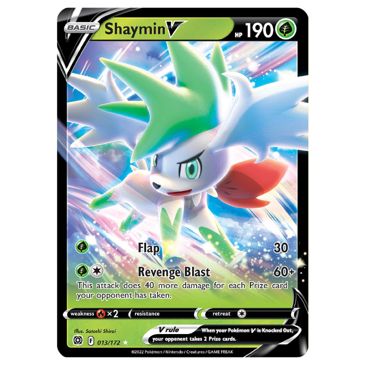 Shaymin V - Brilliant Stars - 013/172 - Holo Ultra Rare