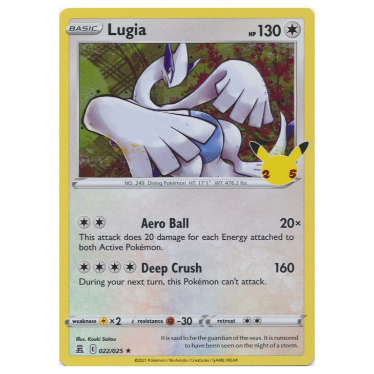 Lugia - Celebrations - 022/025