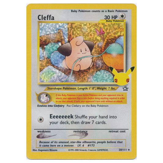 Cleffa - Celebrations Classic Collection - 20/111 - Classic Holo