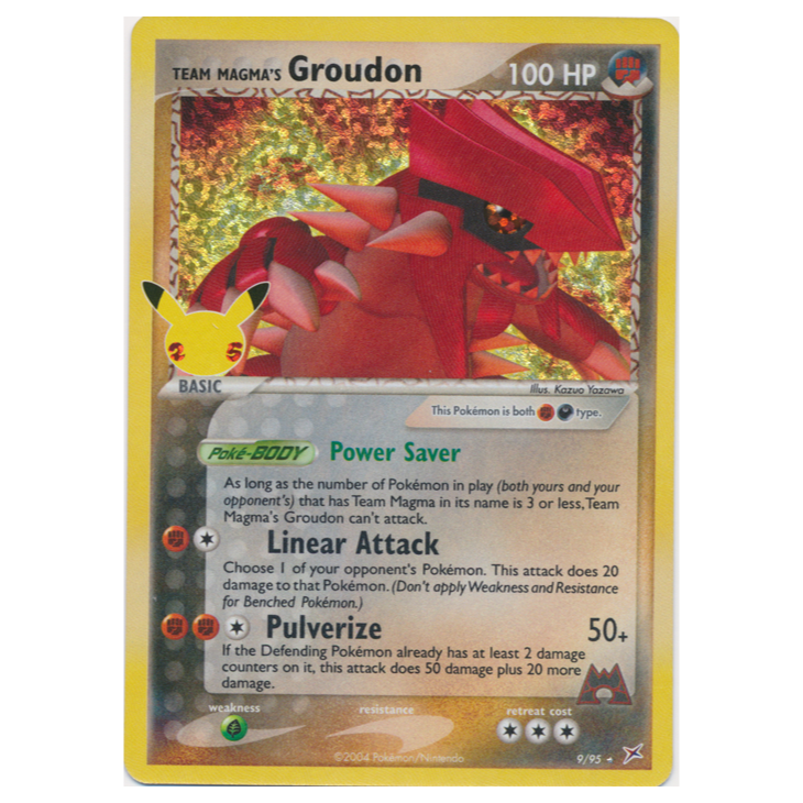 Team Magma's Groudon - Celebrations Classic Collection - 9/95