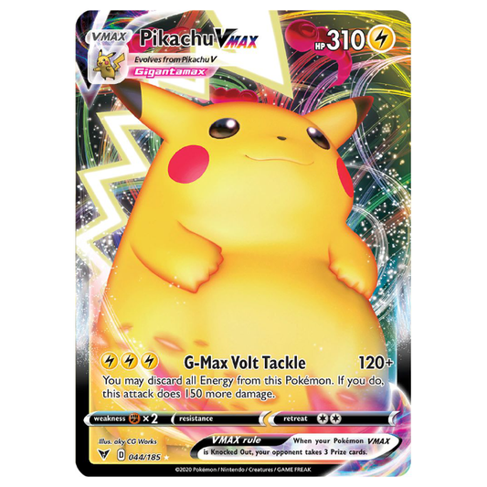 Pikachu VMAX - Vivid Voltage - 044/185 - Holo Ultra Rare VMAX