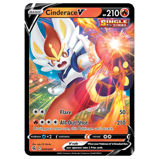 Cinderace V - Fusion Strike - 044/264 - Holo Ultra Rare
