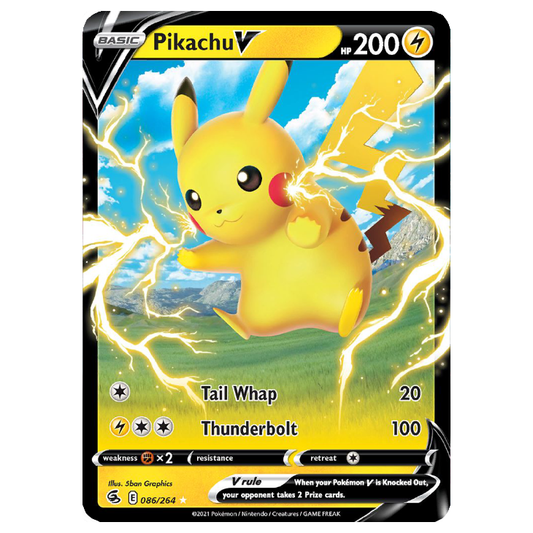 Pikachu V - Fusion Strike - 086/264 - Holo Ultra Rare