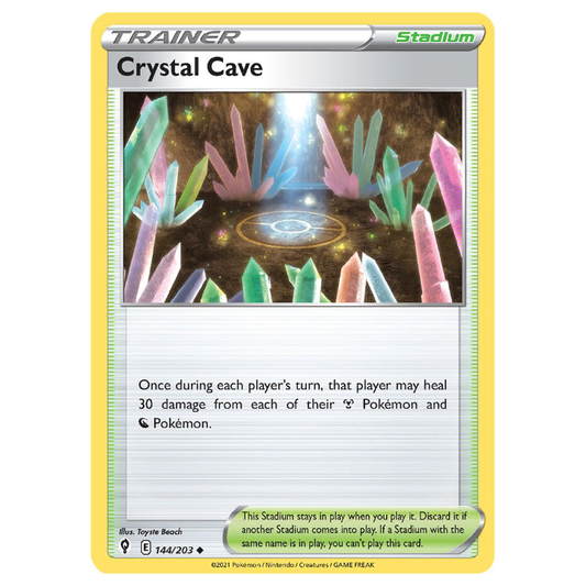 Crystal Cave - Evolving Skies - 144/203 - Uncommon/Reverse Holo