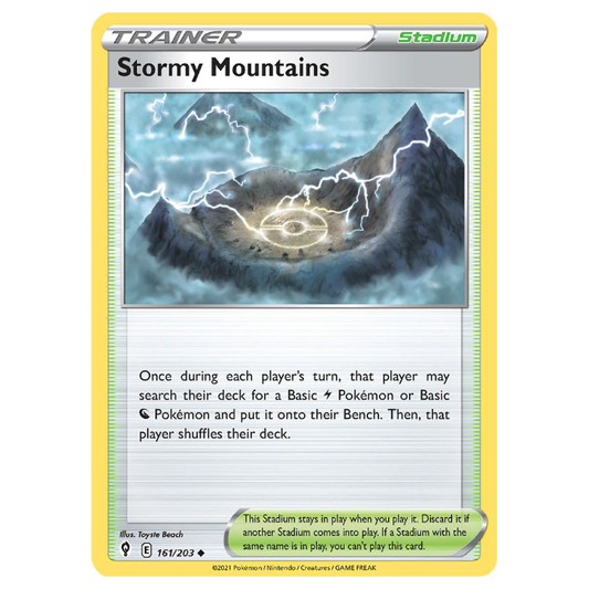 Stormy Mountains - Evolving Skies - 161/203 - Uncommon/Reverse Holo